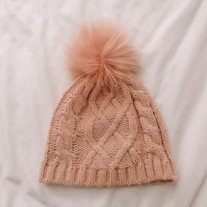 New York & Company Pink Beanie